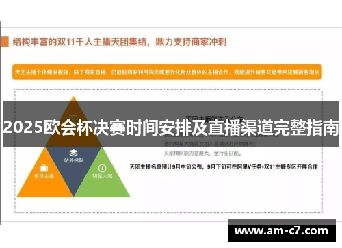 2025欧会杯决赛时间安排及直播渠道完整指南